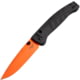 Hogue Mysto 3.4in ABLE Lock Folding Knife, CPM MagnaCut Stainless Steel, Drop Point Blade, Richlite Black Diamond/HH Slash Logo Handle, 24414