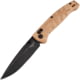 Hogue Mysto 3.4in ABLE Lock Folding Knife, CPM MagnaCut Stainless Steel, Drop Point Blade, Richlite Maple Valley/HH Slash Logo Handle, 24419