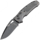 Hogue K320A Tactical Automatic Folding Knife, 3.5 in, Stainless Steel, Drop Point Blade, Grey Handle, 36332H