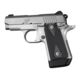 Hogue Kimber Micro 9 Ambidextrous Grip, Checkered, G10, Black, 39159