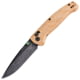 Hogue Mysto Element Folding Knife, 3.4in, CPM MagnaCut Stainless Steel, Clip Point, Richlite, Wood, Brown/Black, 24459