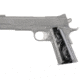 Hogue Officers Black Pearlized-Polymer, Safety Cut, Ambidextrous 43418