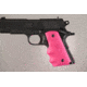 Hogue Officers Model Rubber Grip with Finger Grooves Pink 43007