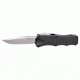Hogue Out The Front 3.5inch Automatic Clip Point Blade Tumbled Finish Aluminum Frame - Matte Black - HOG-34010