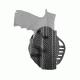 Hogue Powerspeed ARS Stage 1 CarbonFiber Weave Hoslter, C12, S&amp;W M&amp;P 9, Right Hand 174055