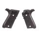 Hogue Rex Zero 1 Compact Grip, Checkered, G10 G-Mascus, Black/Grey, 93157