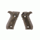 Hogue Rex Zero 1 Grip, Checkered, G10 G-Mascus, Green Lava, 92158