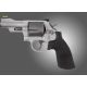 Hogue Rubber Conversion Grip - S&amp;W K or L Frame Round Butt, NO Finger Grooves 19012