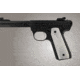 Hogue Ruger 22/45 RP Checkered Aluminum - Brushed Gloss Clear Anodize 82155