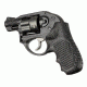 HOGUE Ruger LCR Enclosed Hammer Piranha Grip G10, Solid Black 78139