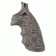 Hogue S&amp;W K&amp;L Conversion Finger Grooves Frame Round Butt Grip, Piranha G-10, G-Mascus Dark Earth 190648