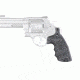 Hogue S&amp;W N-Frame Round Butt Grip w/ Conversion Finger Grooves, Piranha G-10 G-Mascus Black-Gray 190655