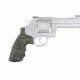 Hogue S&amp;W N-Frame Round Butt Grip w/ Conversion Finger Grooves, Piranha G-10 G-Mascus Green 190656