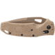 Hogue Sig K320 M17/M18 Folding Knife, 3.5in, Drop Point, Partially Serrated, Coyote Tan, 36373