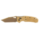 Hogue SIG K320 M17/M18, Folding Knife, PVD Finish, Coyote Tan Blade and Frame, Tanto Point, 3.5 Blade Length, CPM-S30V Blade Steel, Plain Edge, ABLE Lock