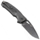 Hogue Sig K320A Automatic Folding Knife, 3.5in, CPM S30V Stainless, Drop Point Blade, Black Cerakote, Black Polymer Handle, 36330