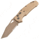 Hogue Sig K320A Automatic Folding Knife, 3.5in, CPM S30V Stainless, Tanto Blade Partially Serrated, Coyote PVD, Coyote Tan Polymer Handle, 36323