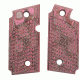 Hogue Sig P238 Grips, Pirahna G-10 G-Mascus Pink Lava 82095