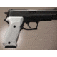 Hogue SIG Sauer P220 American Checkered Aluminum - Brushed Gloss Clear Anodized 20175