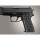 Hogue SIG Sauer P225 Piranha Grip G-10 - G-Mascus Black/Gray 27137-BLKGRY