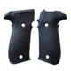 Hogue SIG Sauer P226 Contour Classic Grip, Inverse Checkered, G10 Gmascus, Solid Black, 20159