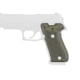 Hogue SIG Sauer P226 Contour Classic Grip, Piranha, G10 Gmascus, Green Lava, 20128