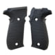 Hogue SIG Sauer P226 Contour Classic Grip, Piranha, G10, Solid Black, 20129
