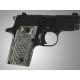 Hogue SIG Sauer P238 Piranha Grip G-10 - G-Mascus Black/Gray 38137-BLKGRY