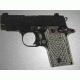 Hogue SIG Sauer P238 Piranha Grip G-10 - G-Mascus Black/Gray 38137-BLKGRY