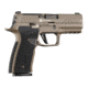 Hogue Sig Sauer P320 AXG, Palmswell Panels, Piranha, G10, Solid Black, 48129