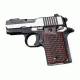 SIG Sauer P938 Ambi Piranha Grip G10 - G-Mascus Red Lava