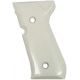 Hogue Smooth Ivory Polymer Grip, Beretta 92 92020