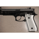 Hogue Taurus PT-99 PT-92 PT-100 PT-101 With Decocker Checkered Aluminum - Brushed Gloss Clear Anodized 99175