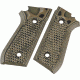 Hogue Taurus PT-99 PT-92 PT-100 PT-101 With Decocker Piranha Grip G-10 - G-Mascus Green 99138