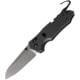 Hogue Trauma First Response Tool Folding Knife, 3.5in tumbled finish Bohler N690 stainless sheepsfoot blade, Black G10 handle, 34776