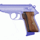 Hogue Rosewood Grip - Walther PPK/S and PP 04910 