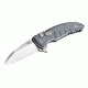 Hogue X1-Microflip 2.75in Folder Wharncliffe Blade, Tumble Finish, Alum Frame, Matte Grey 24162