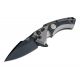 Hogue X5 3.5in Sig Tactical Folder CPM154 Spear Point Blade, Black Finish, Aluminum Frame/G10 Insert, Grey/Black, 36572