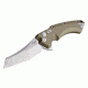 X5 4&quot; Folder CPM154 Wharncliffe Blade Tumbled Finish - Flat Dark Earth Aluminum Frame