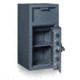 Hollon Safe Hollon FD-2714E Front Loading Depository Safe, Gray, Medium FD-2714E