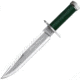 Hollywood Collectibles Rambo First Blood Signature Bowie Fixed Blade Knife,14in,OD Green Cord,Plain HC9293
