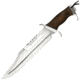 Hollywood Collectibles Rambo III Bowie Fixed Blade Knife,18in,Wood Handle,Plain HC9296