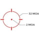 Holosun Carry Enclosed Pistol Sight w/Multiple Reticle System, Red Reticle, Black, EPS-CARRY-RD-MRS