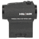 Holosun Circle Micro Red Dot Sight,2 MOA Dot,65 MOA Circle,Black HS503GU