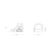 Holosun HE407C-GR-X2 Green Dot Sight, 1x, 2 MOA Dot, Black, HE407C-GR-X2