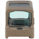 Holosun HE509T X2 Enclosed Reflex Optical Red Dot Sight, 2x 0.66 x 0.9 in, Red LED, Flat Dark Earth, HE509T-RD X2 FDE