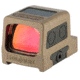 Holosun HE509T X2 Enclosed Reflex Optical Red Dot Sight, 2x 0.66 x 0.9 in, Red LED, Flat Dark Earth, HE509T-RD X2 FDE