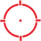 Holosun HS510C Open Reflex Sight 1x, 2 MOA Dot, 65 MOA Circle Reticle, Black HS510C