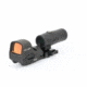 Holosun HS510C Open Reflex Circle Dot Sight w/HM3X Magnifier Combo, Black, HS510C &amp; HM3X COMBO