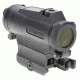 Holosun Micro Red Dot Sight 2 MOA Dot/65 MOA Circle Dot, Solar Fail-safe w/Red LED Reticle, Black, HE515CT-RD